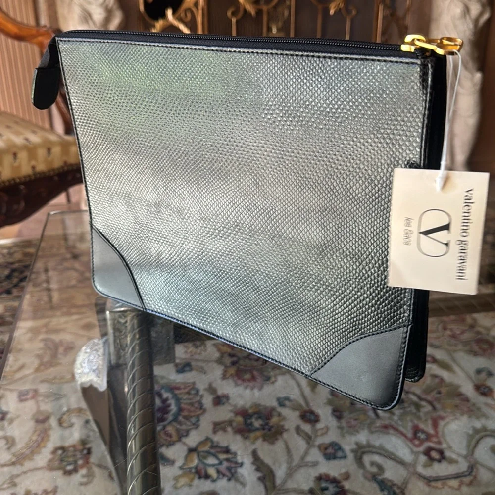Valentino Garavani unisex NEW with tag Leather 11.5” x 9” x 2”